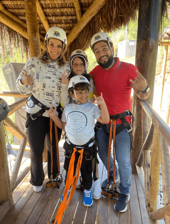 Allan Barros e família